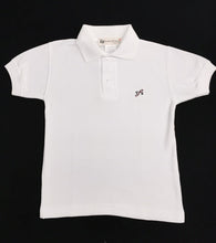 Load image into Gallery viewer, Youth Cotton White Polo