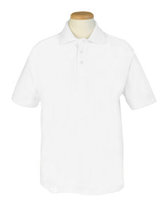 White Short Sleeved Polo