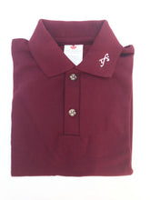 Load image into Gallery viewer, Burgundy Long Sleeved Polo
