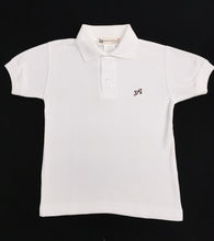 Load image into Gallery viewer, Youth White Polo
