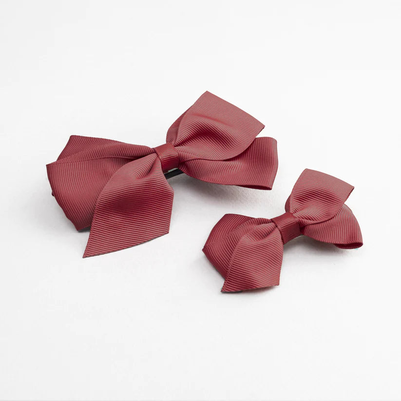 Bow Hair Clip Set