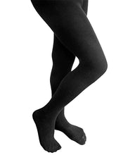 Load image into Gallery viewer, Ladies Ribbed Grey Tights
